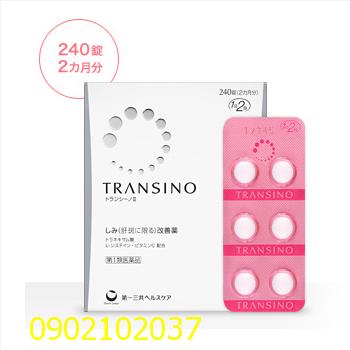 Transino Whitening 240 Viên - trị nám tàn nhang hàng đầu Nhật Bả...