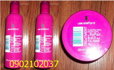 Dầu gội chống rụng tóc Lee Stafford bộ 3 Gội-Ủ-Xả