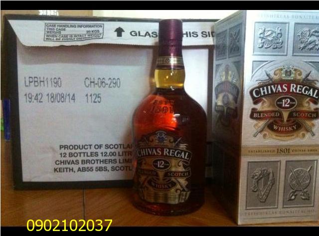 Rượu CHIVAS 12 nam - Hàng châu Âu