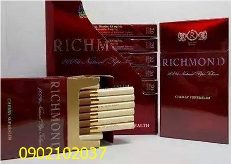 Thuốc lá RICHMOND SUPERSLIM CHERRY - Hương Xì-gà mini mùi Cherry