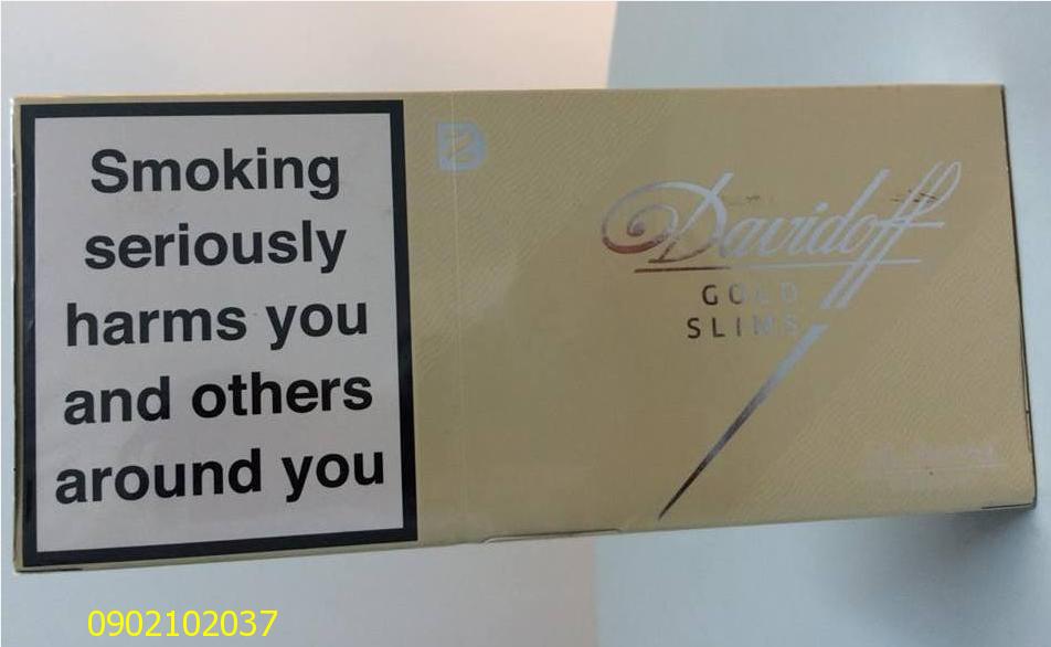 Thuốc lá Davidoff Slims gold 
