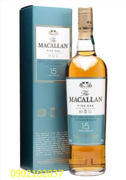 Rượu Macallan 15 năm - hàng xịn, chính hiệu 100%