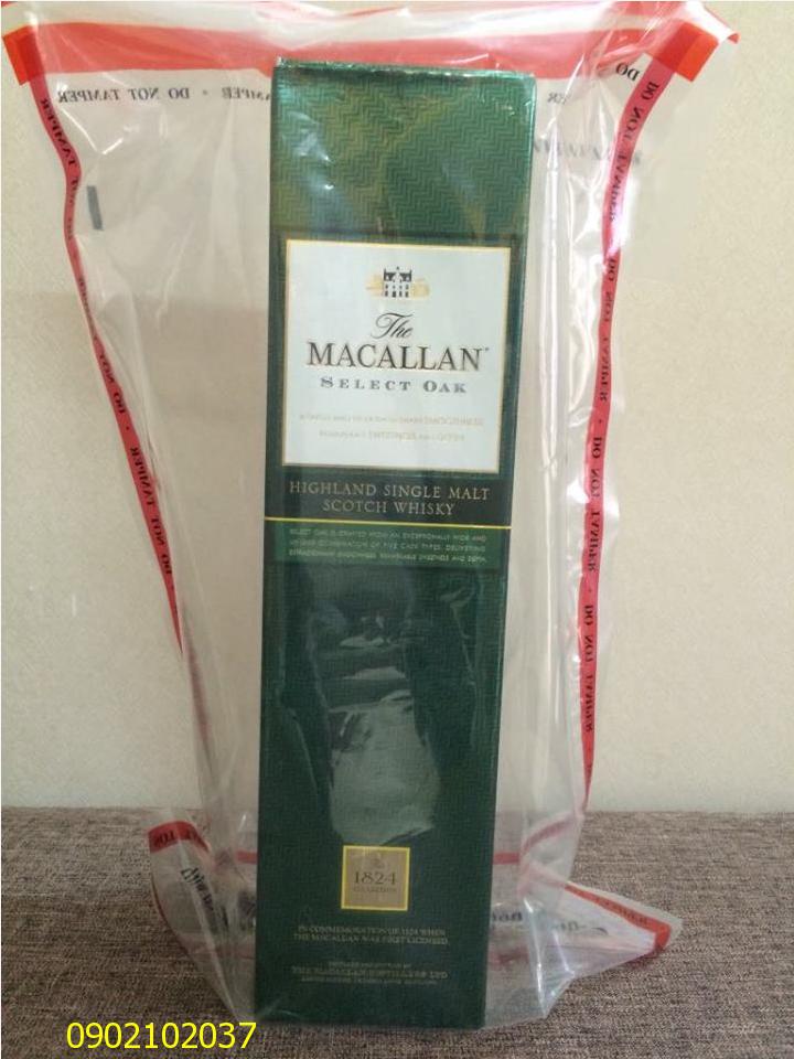 Rượu Macallan 1824 Select Oak - Xanh - Hàng Duty Free shop