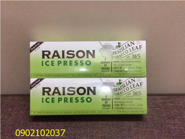 Thuốc lá Raison ICE Presso - Hàn Quốc