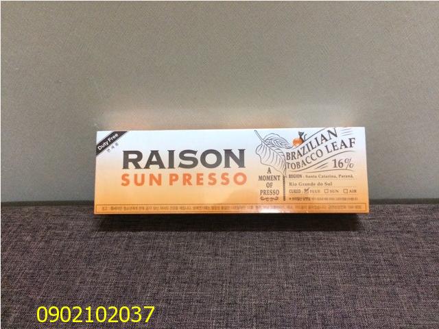 Thuốc lá Raison sun Presso - Hàn Quốc