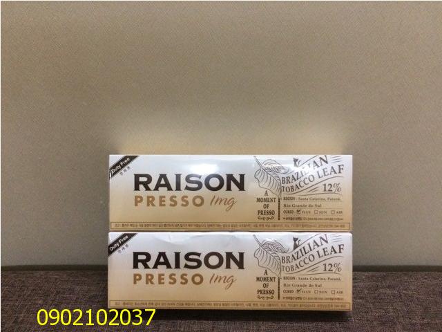 Thuốc lá Raison Presso - Hàn Quốc